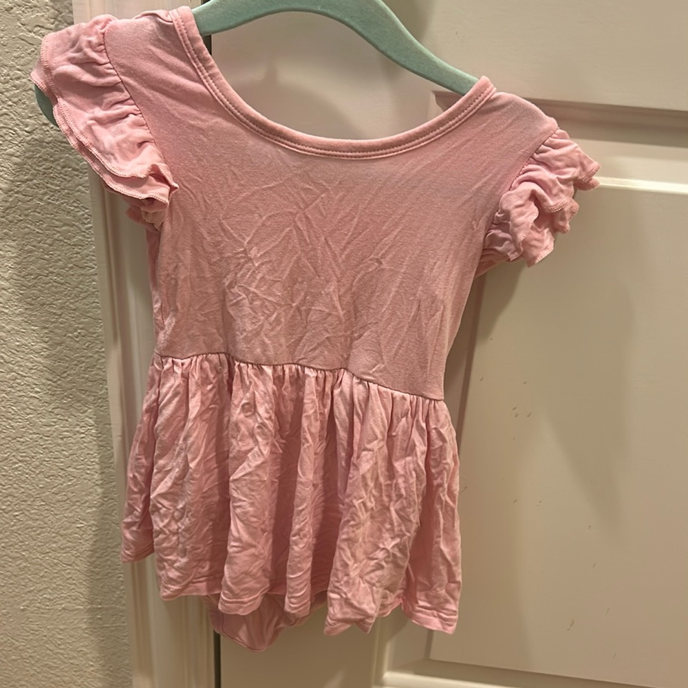 Little Sleepies Pink Dress with Bodysuit
